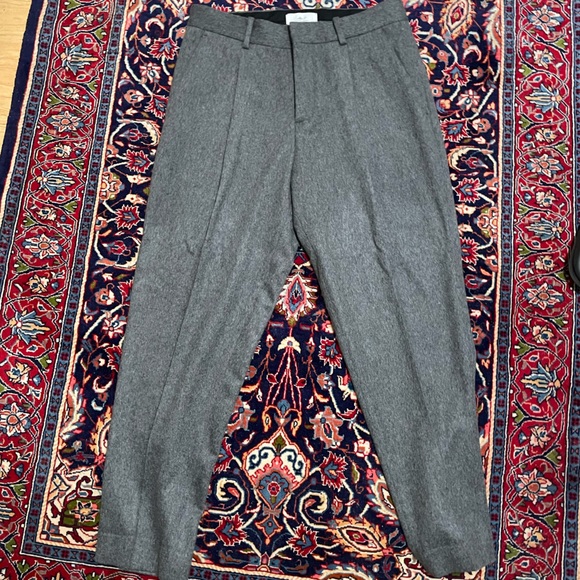 Mr Porter Other - Mr Porter Cashmere pleated dress pants in charcoal grey